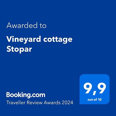 Vineyard Cottage Stopar Straza Exterior photo